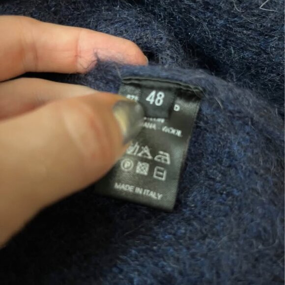 Roberto Collina beautiful navy mohair sweater - Picture 3 of 6